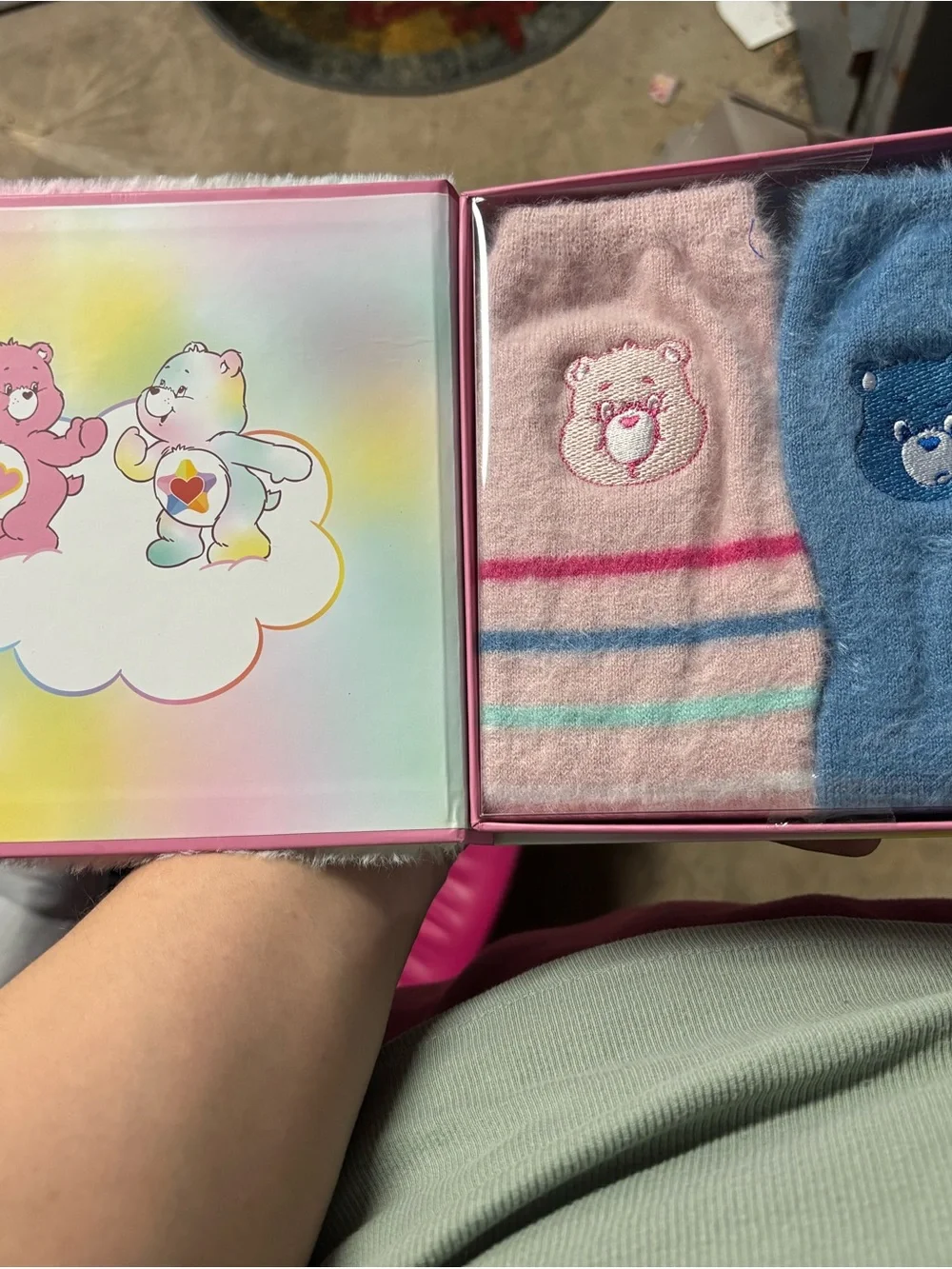 Care Bears Pastel Rainbow Plush Comfort socks Women’s 4-10